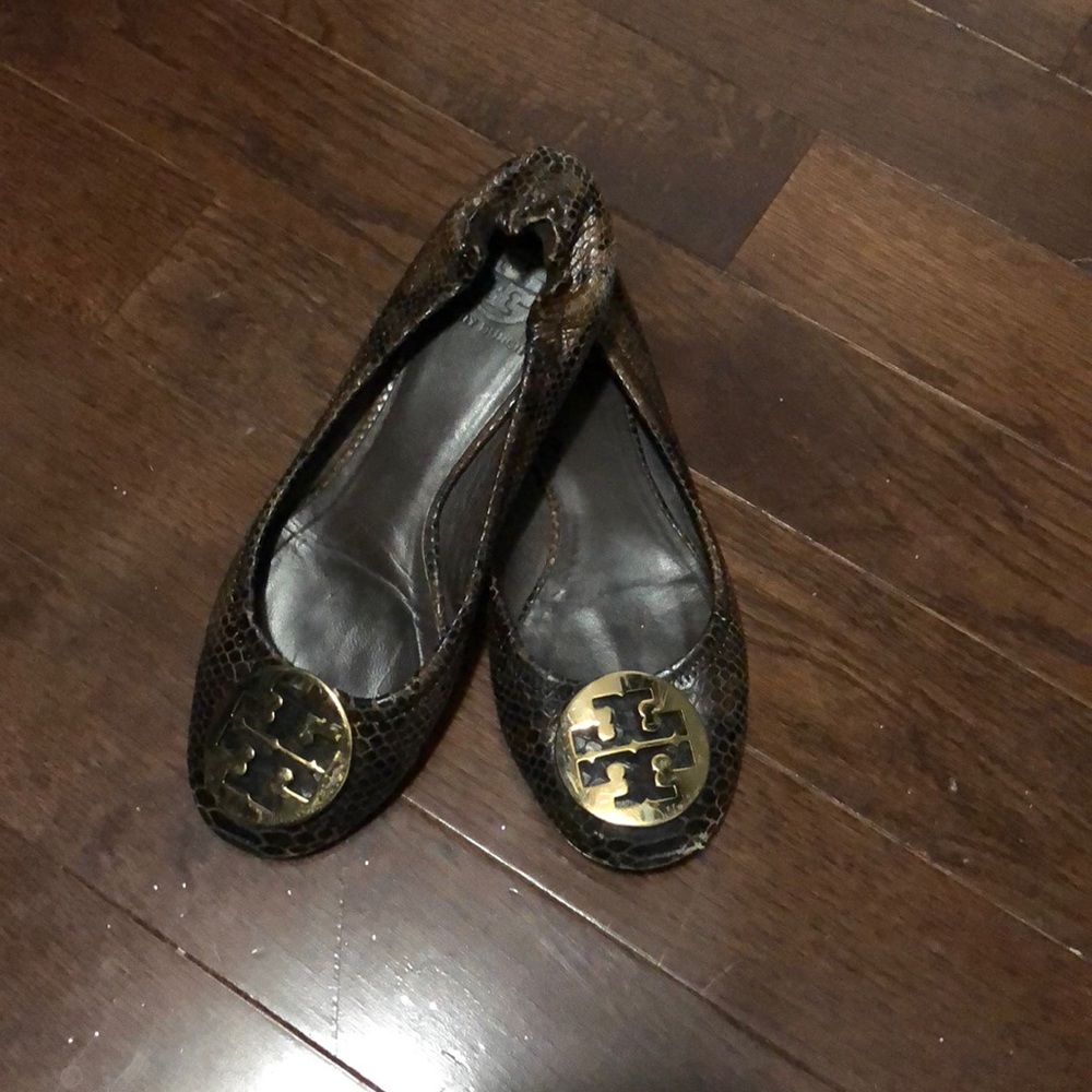 Tory Burch crocodile flats